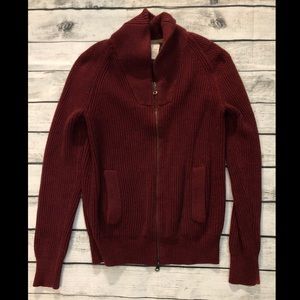 Banana Republic Heritage Zip Up Sweater